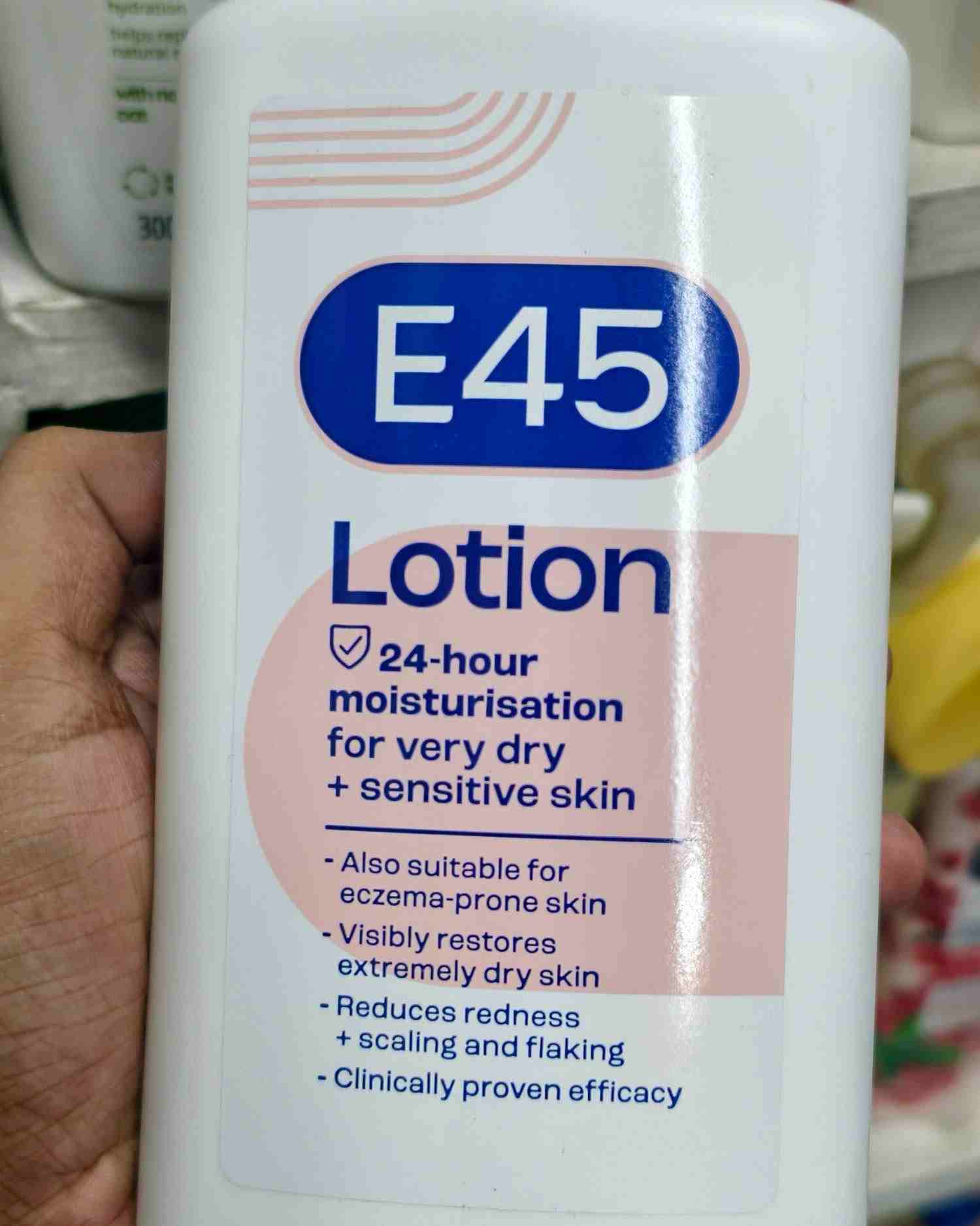 E45 Lotion 24HR Moisturisation for Very Dry & Sensitive Skin (pair up)