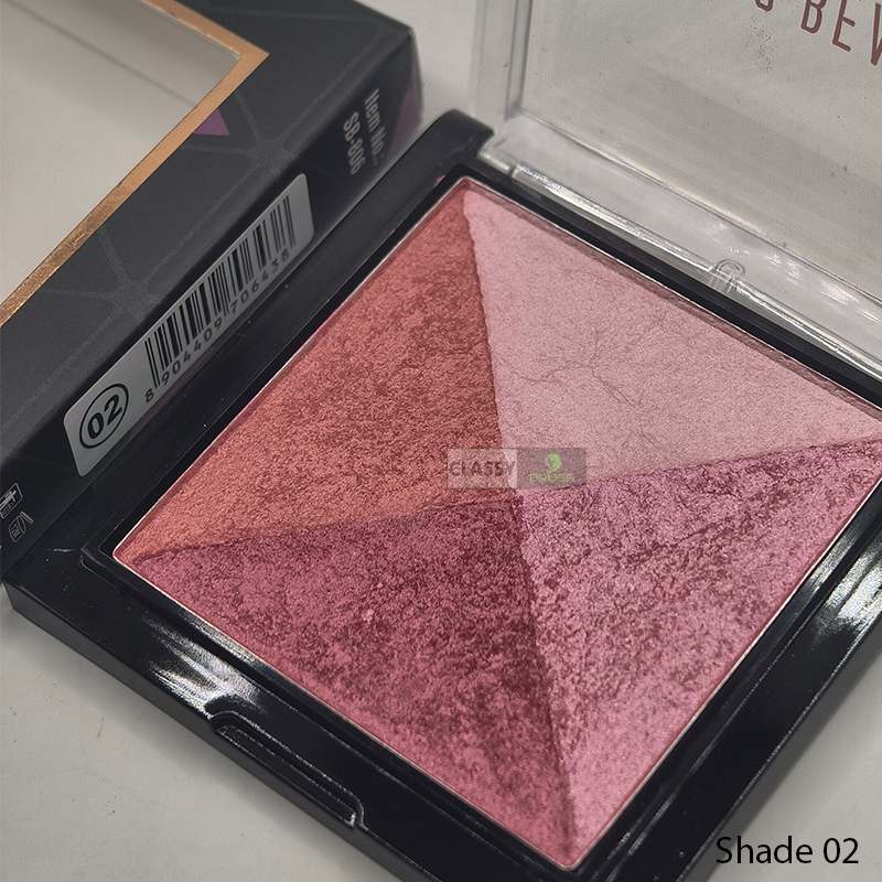 Swiss Beauty 2-in 1- Baked Blusher & Highlighter Shade 02