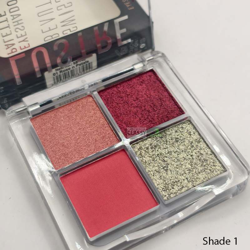Swiss Beauty Lustre Eyeshadow Palette Rose N Petals 01
