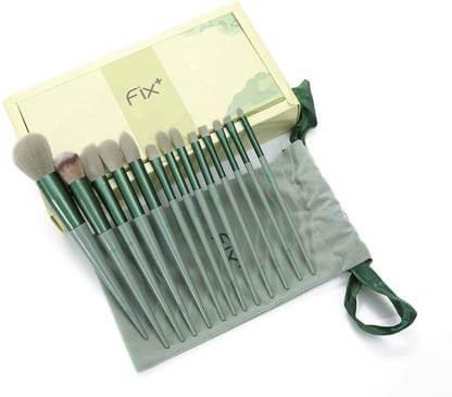 FLD Fix Makeup Brush Set- Green Color 13 pcs Set
