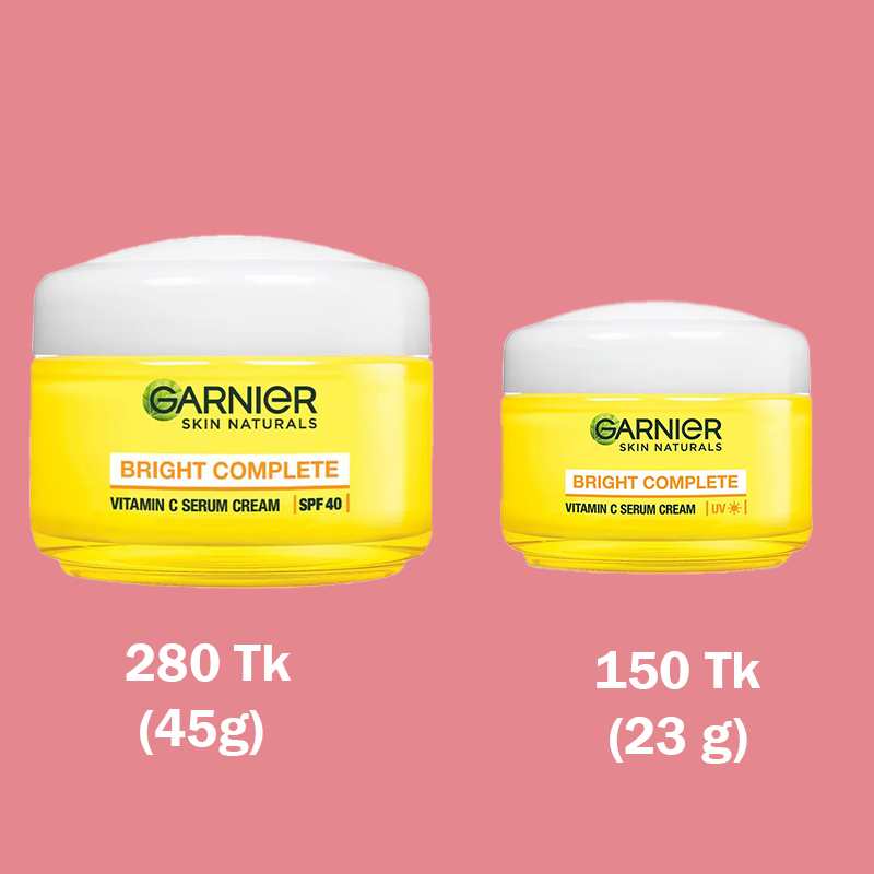 Garnier Bright Complete Vitamin C Serum day Cream UV 23g