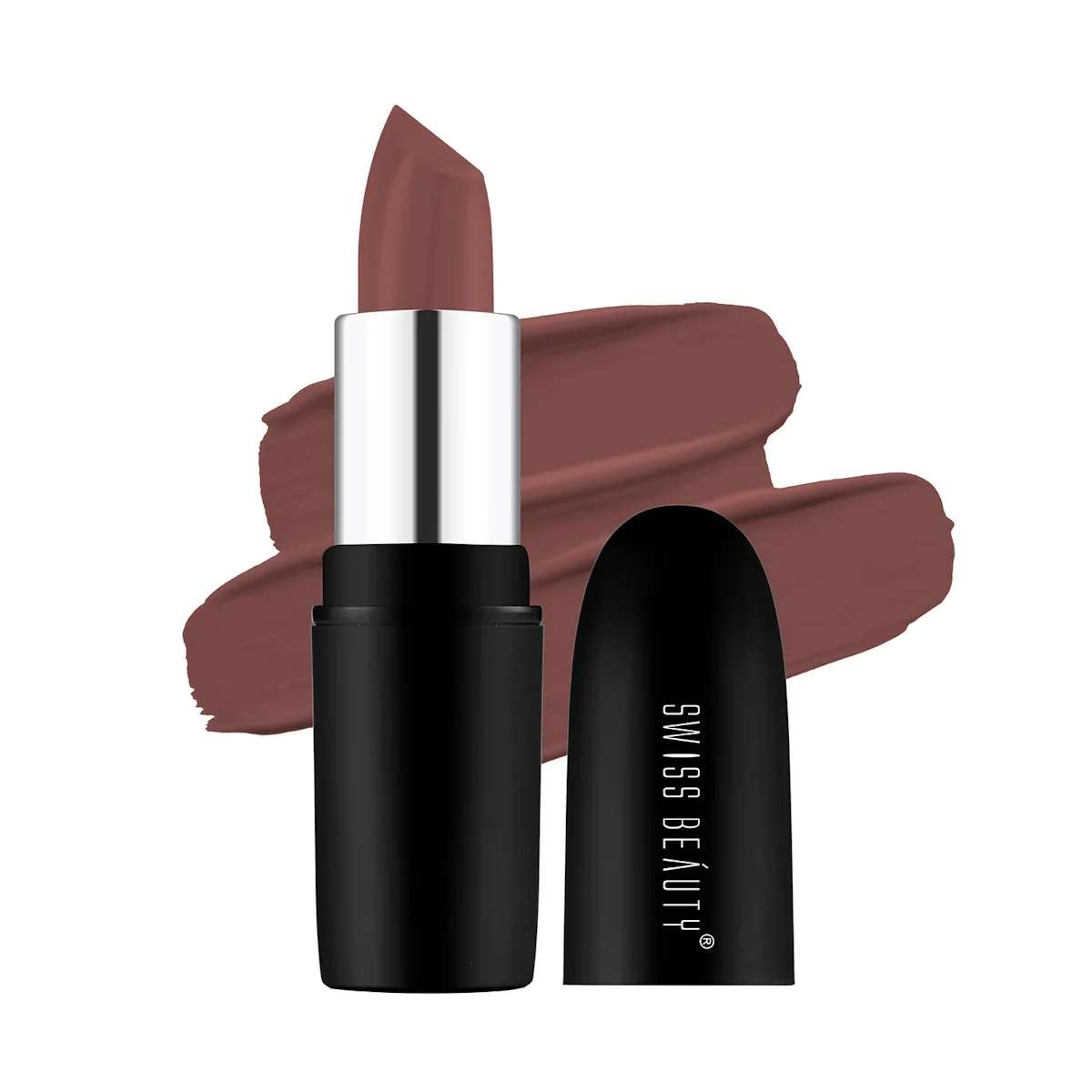 Swiss Beauty Pure Matte Lipstick Hazlenut 203