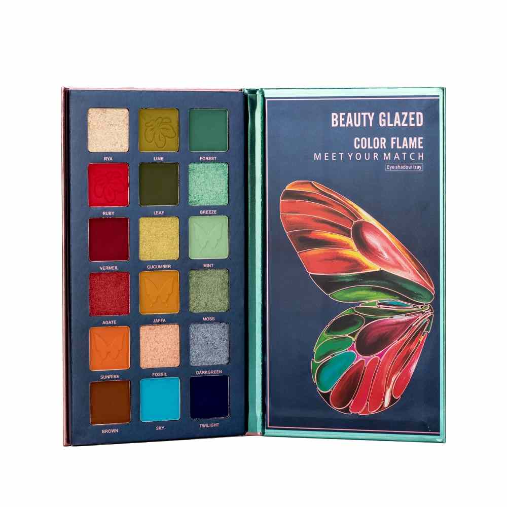 Beauty Glazed Butterfly Color Flame Shade - 02