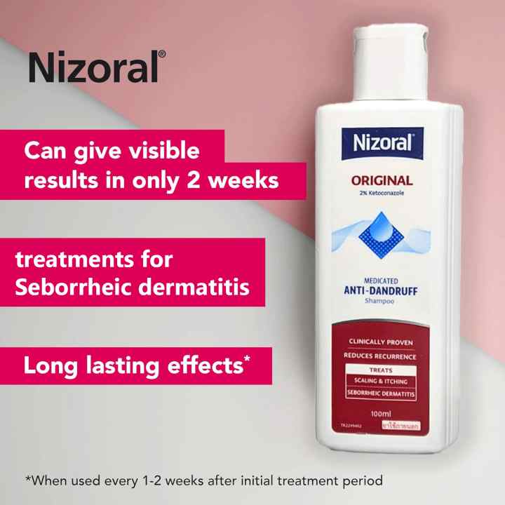 Nizoral 2% Ketoconazole Hair Care Anti Dandruff Shampoo 100ml