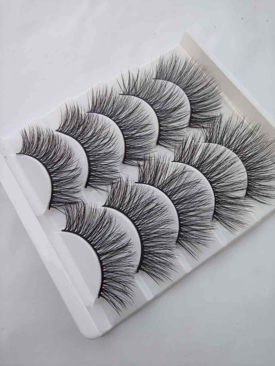 5 pairs Reusbal 5D eyeLash - W