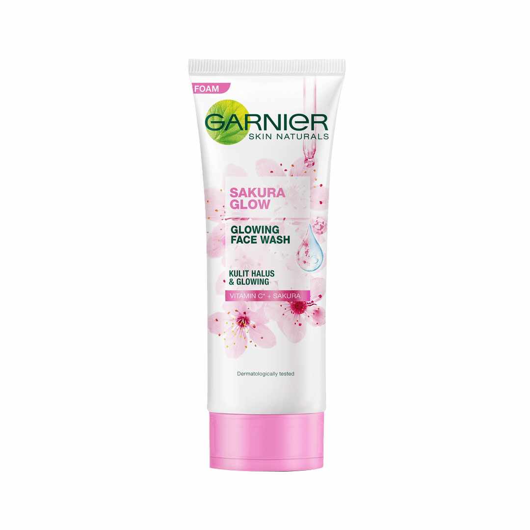 Garnier Sakura Glow Glowing Face Wash Facial Cleanser 100 ML