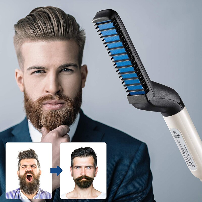 Multifunctional Hair Comb Beard & Hair Straighten