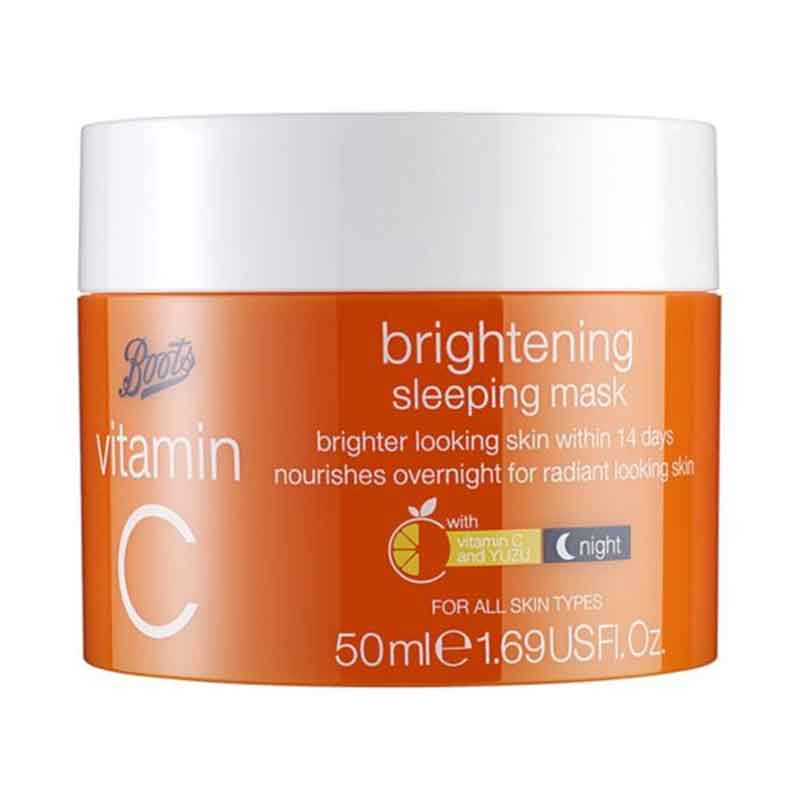 Boots Vitamin C Brightening Sleeping Mask Night 50ml