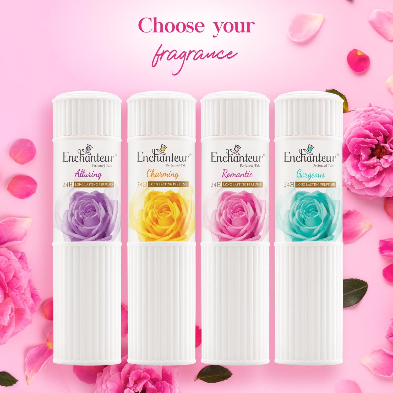 Enchanteur Romantic Perfumed Talc Powder for Women 250g