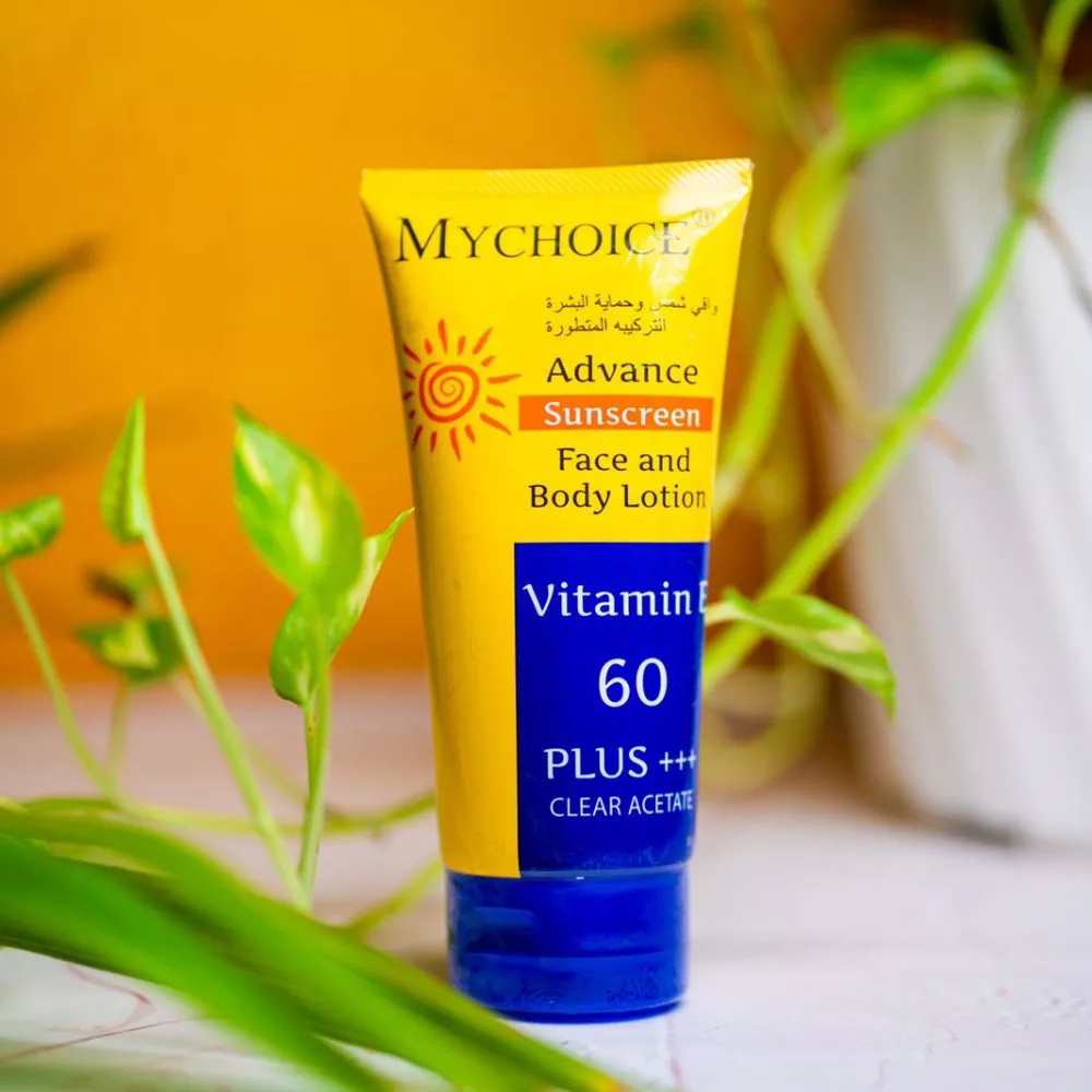 My Choice Vitamin E Sunscreen 60 PA++ 150ml - Made IN Thailand