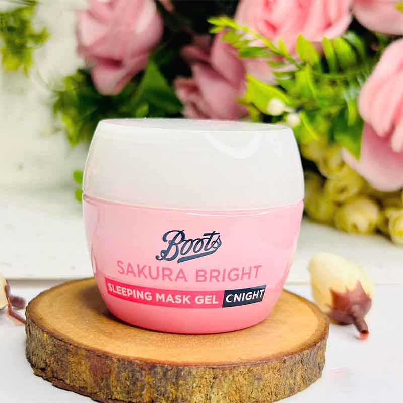 Boots Sakura Bright Sleeping Mask Gel Night 50ml