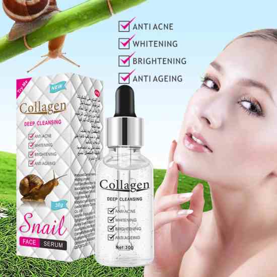 Collagen Deep Cleansing Snail Face Serum -30ml