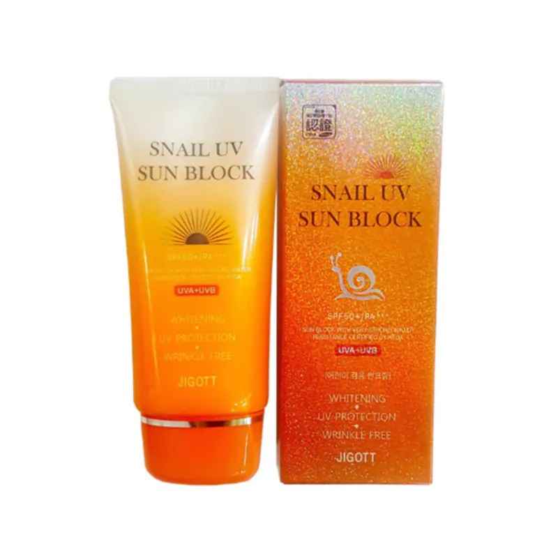 Jigott Snail Uv Sun Block Cream SPF50 + / PA +++ (70ml)