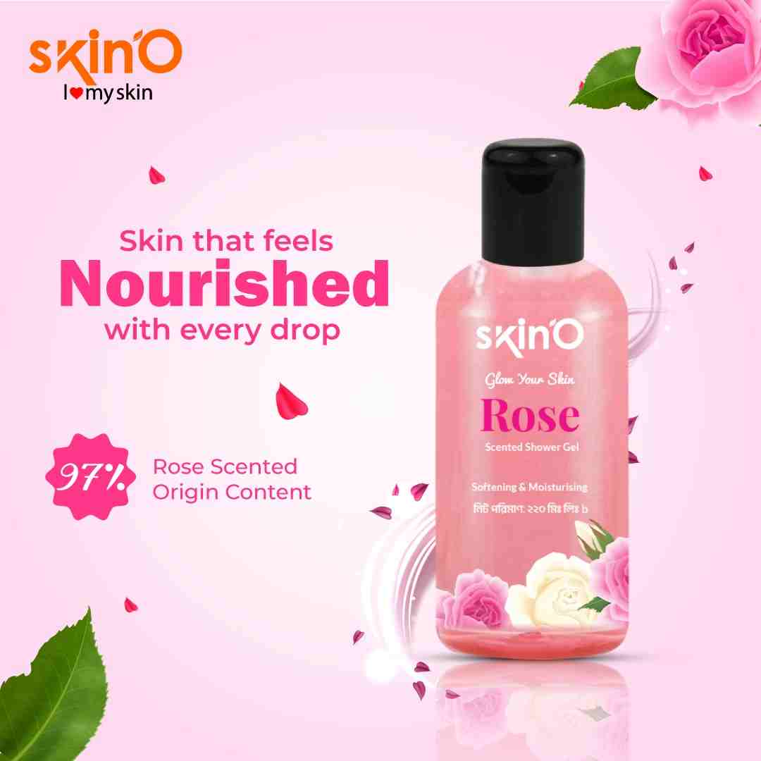 Skino  Rose Scented Shower Gel 220 ml