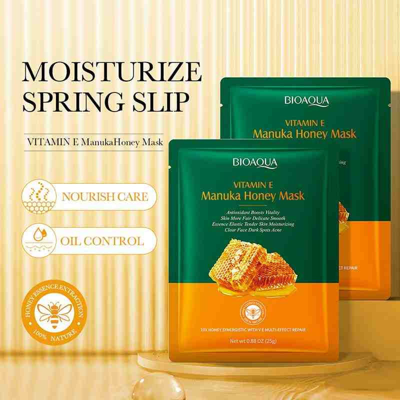 BIOAQUA Manuka Honey Facial Mask with Vitamin E