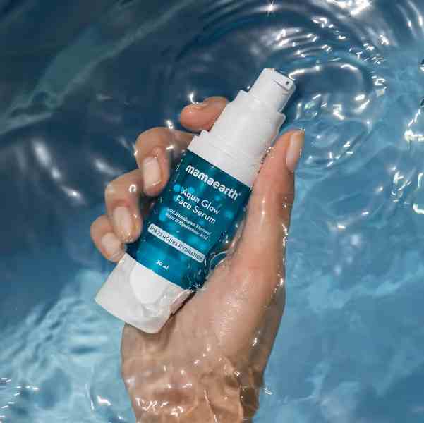 Mamaearth Aqua Glow Face Serum with Himalayan Thermal Water and Hyaluronic Acid 30 ml
