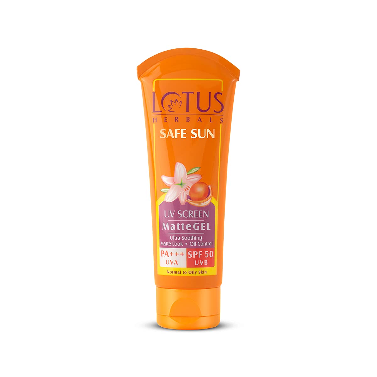 Lotus Safe Sun Invisible Matte Gel Sunscreen SPF 50 PA+++ , For Men & Women, Non-Greasy, Suitable for Oily Skin, 100g