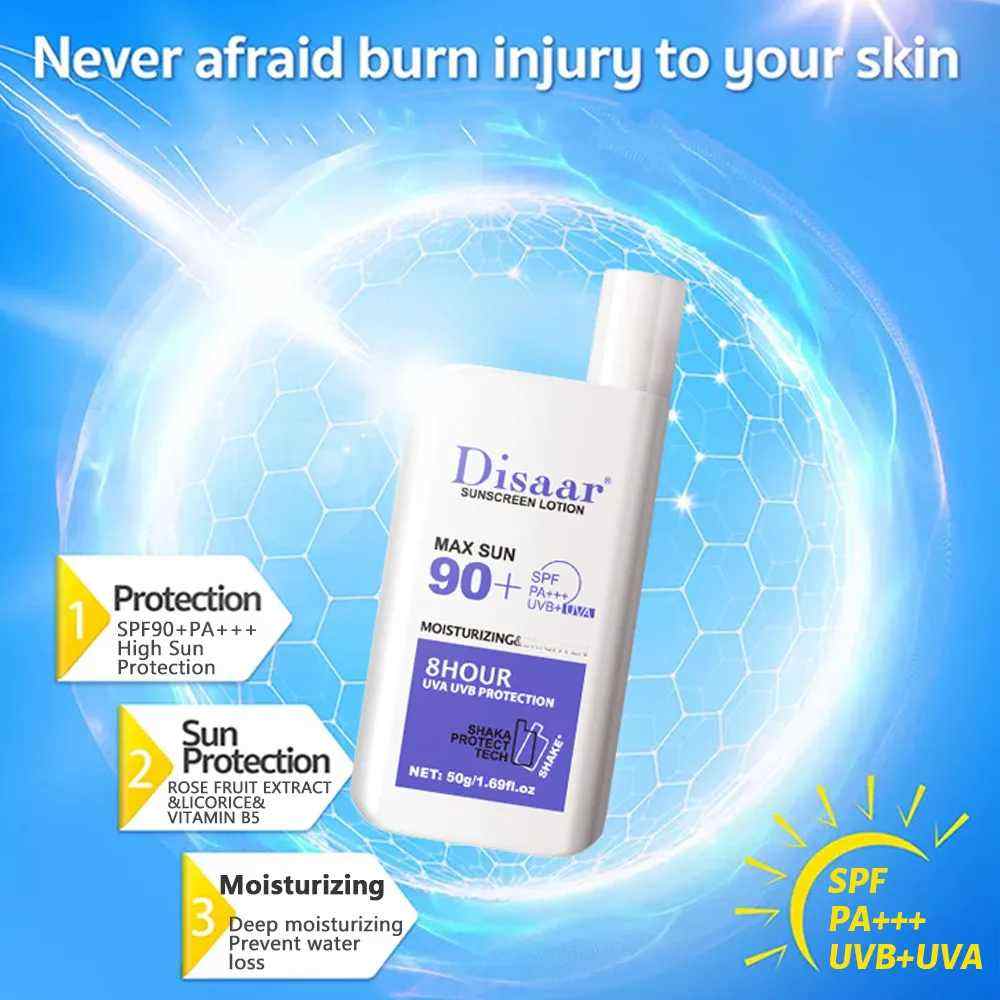 Disaar SPF 90 Sunscreen Lotion 50g (Vio)