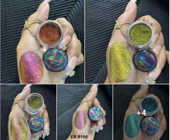Everly Beauties Multicrome Loose Pigment Eyeshadow