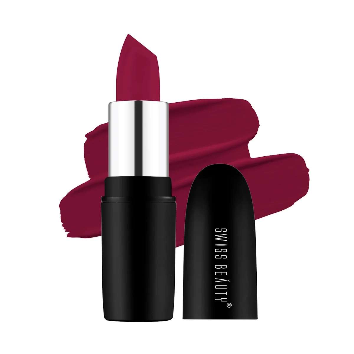 Swiss Beauty Pure Matte Lipstick Raspberry 207
