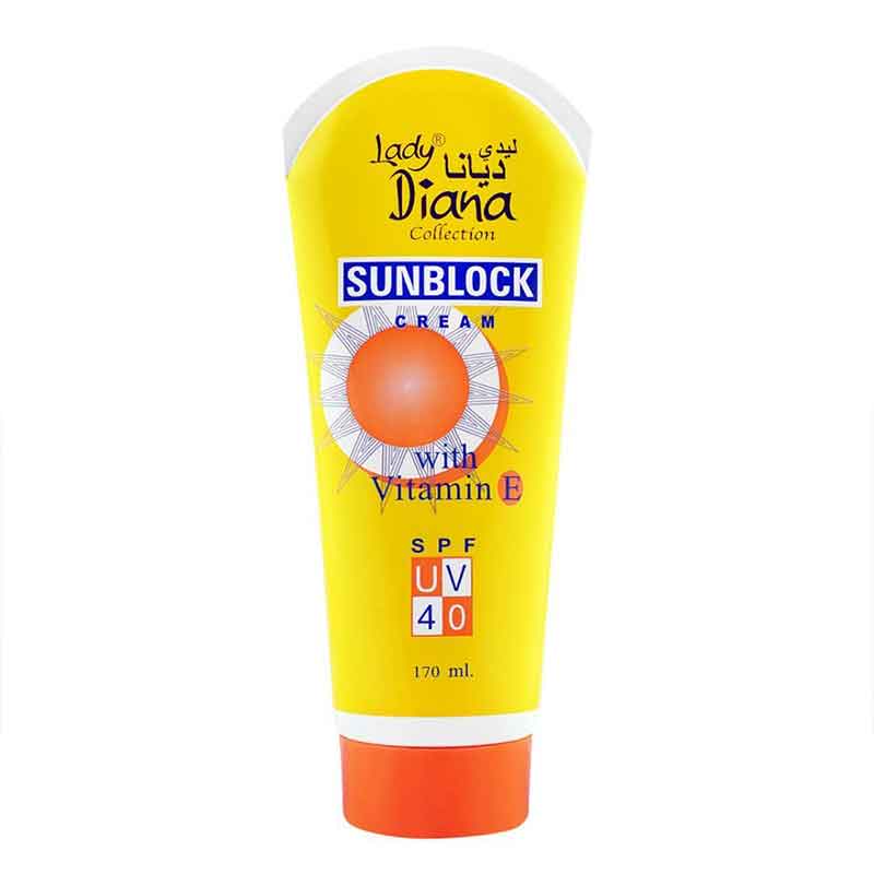 Lady Diana Collection Sunblock Cream SPF40 with Vitamin E - 170ml