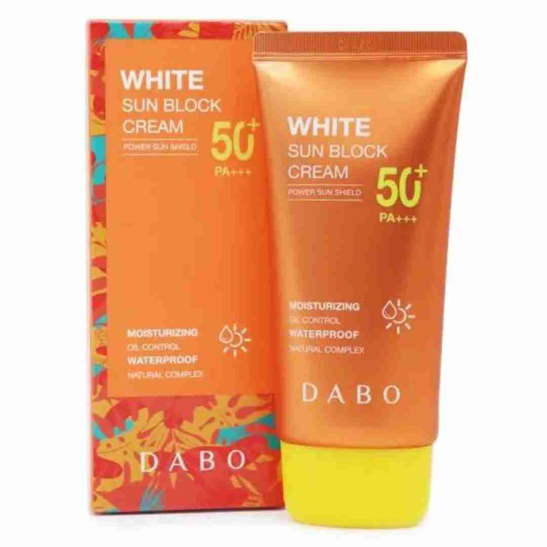 DABO White Sunblock Cream Power Sun Shield 50+ PA+++ 70ml - Made in Korea