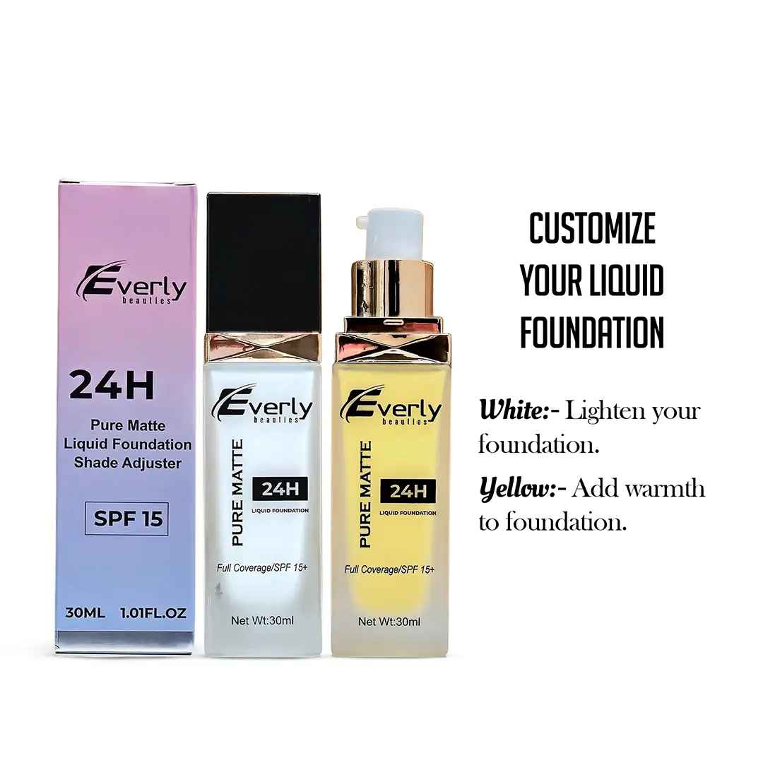 Everly Beauties Pure Matte Liquid Foundation Shade Adjuster 30 ml