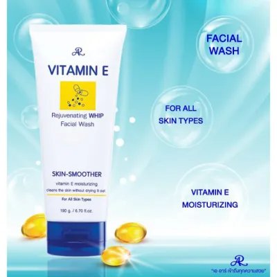 AR VITAMIN E REJUVENATING WHIP FACIAL WASH 190ML