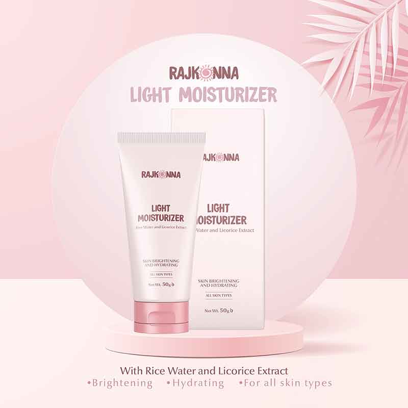 Rajkonna Light Moisturizer With Rice Water And Licorice Extract 50g