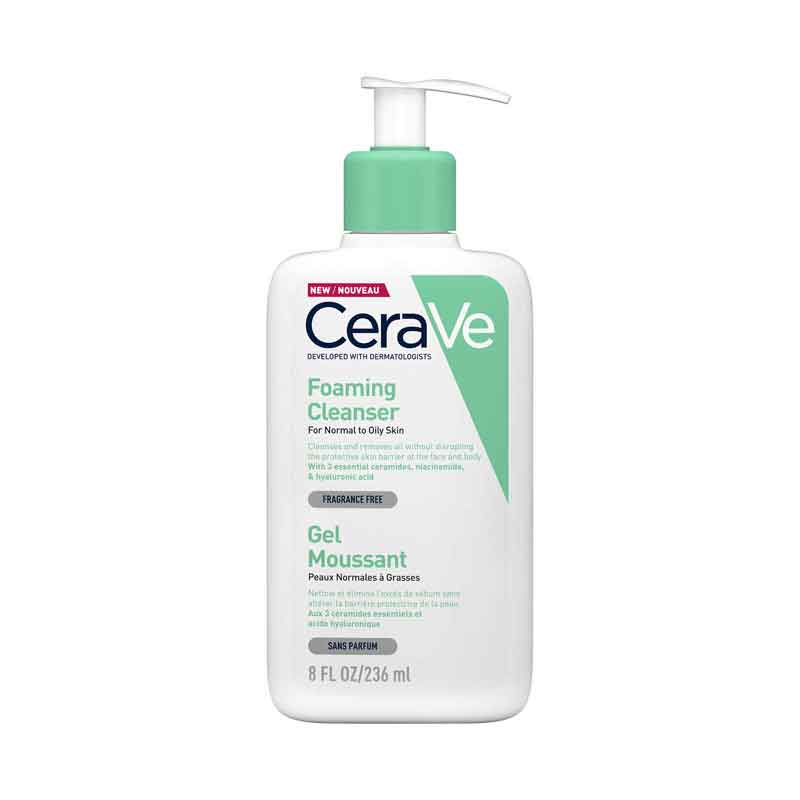 Cerave Foaming Cleanser For Normal To Oily Skin 236ml