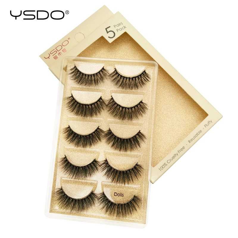 Natural 3d Reusbal Mink Lash  - dolls