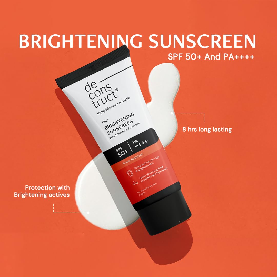 Deconstruct Fluid Brightening Sunscreen with spf 50+- 50g (R)