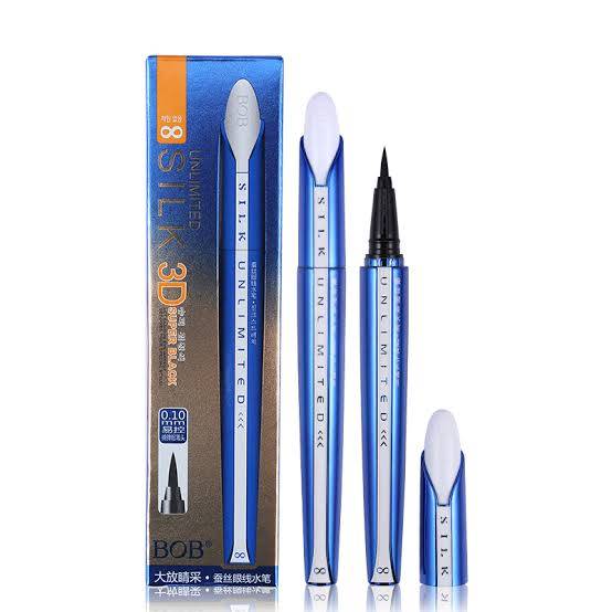 BOB Silk Unlimited Eyeliner Gel Pen 3D Liquid Eye Liner Pencil Super Black Fast Dry Waterproof Eyeliner