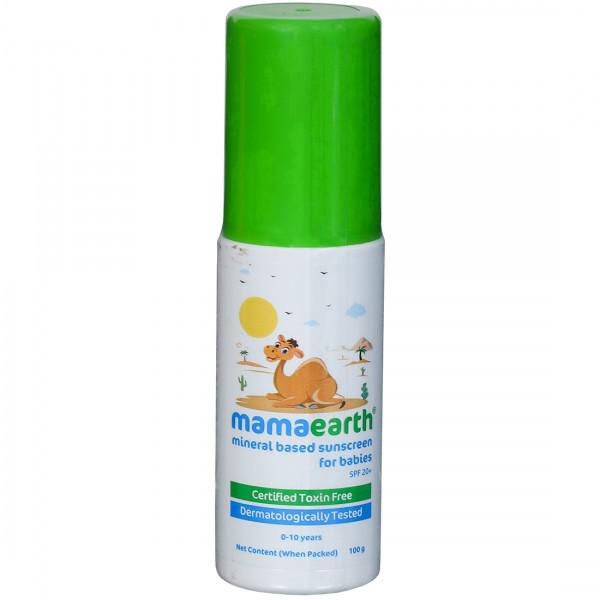 Mamaearth Mineral Based Sunscreen For Babies SPF- 20 - Latest Batch