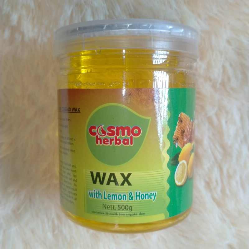 Cosmo Herbal wax 500 gm -Lemon & Honey(o)