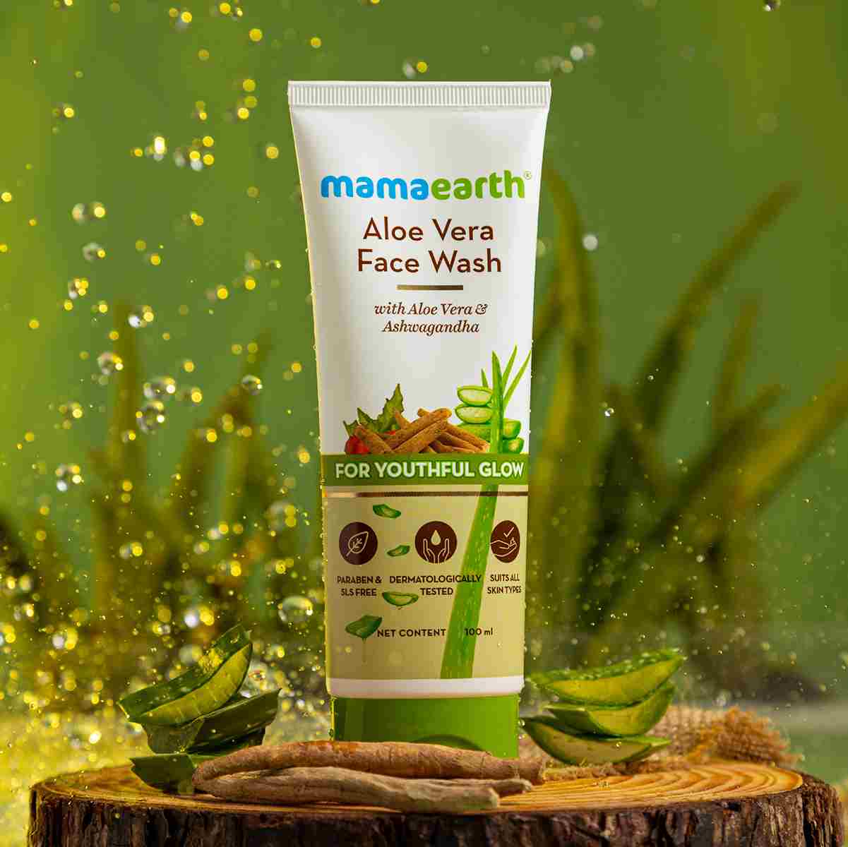 Mamaearth Aloe Vera Face Wash – 100ml