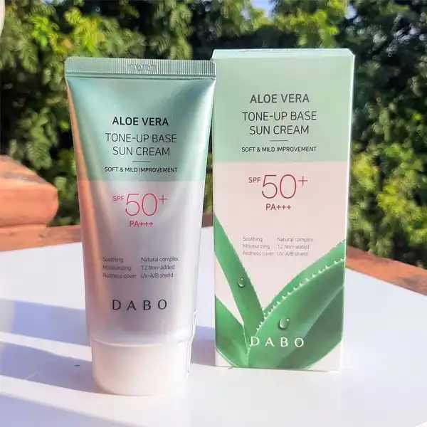 DABO Aloevera Tone Up Base Sun Cream SPF50+ PA+++ 70ml