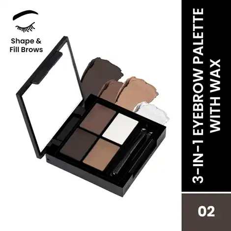 Swiss Beauty 4 Colour Eyebrow Palette (Shade-02)