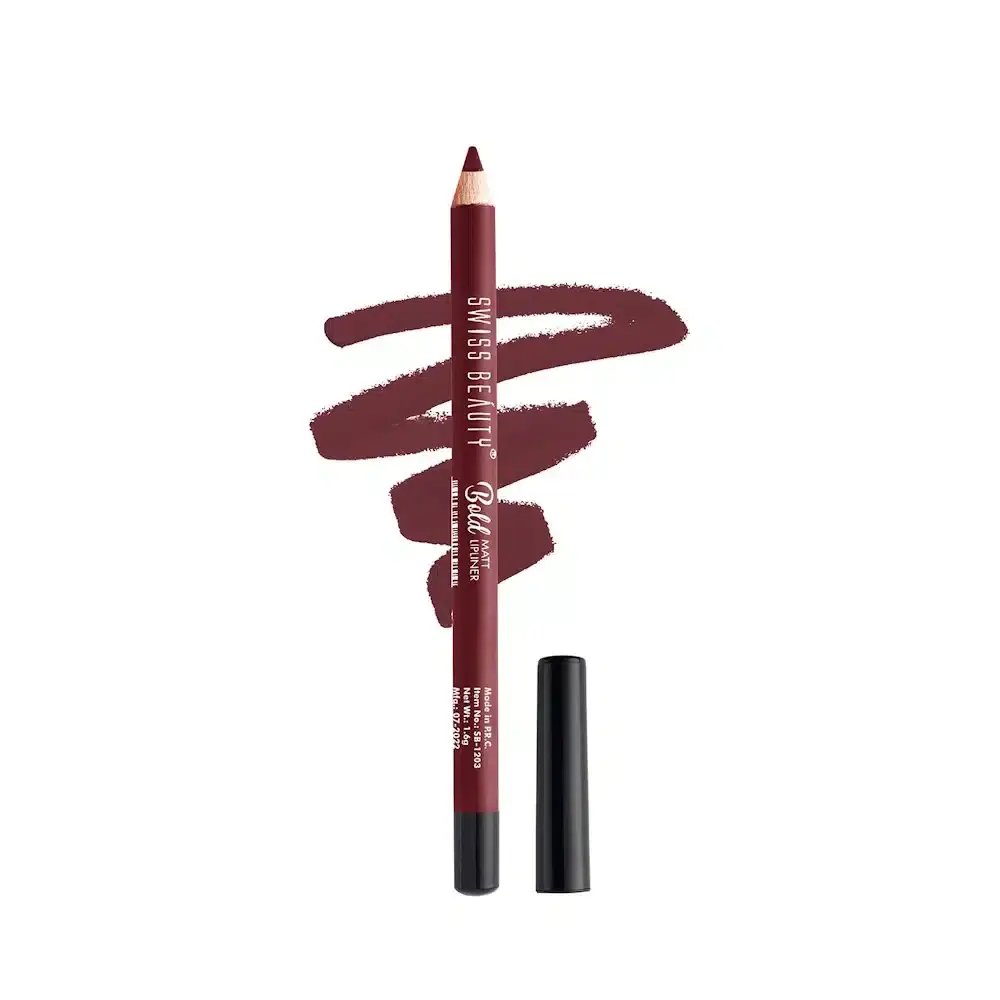 Swiss Beauty Bold Matt LipLiner Bright Burgundy 09