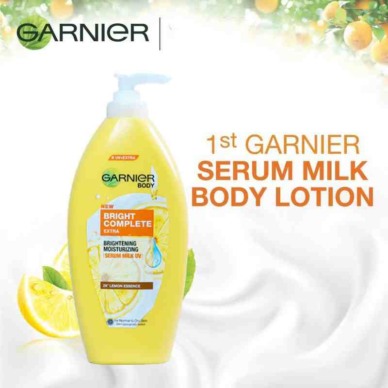 Garnier Skin Natural New Bright Complete Vitamin C Body Serum Lotion with 2x Vitamin C + Lemon (400ml)