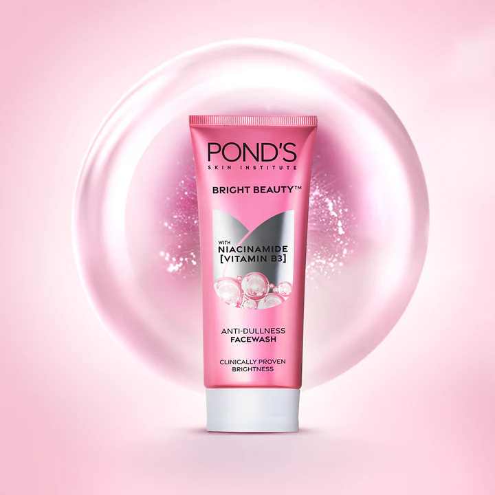 POND'S Bright Beauty Anti-Dullness & Brightening Facewash With Niacinamide 100g