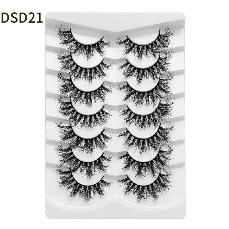 7 pairs natural eyelash -DSD21