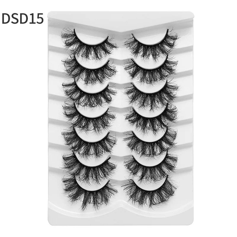 7 pairs natural eyelash -DSD15