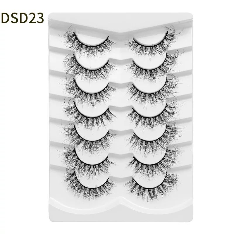 7 pairs natural eyelash -Dsd23
