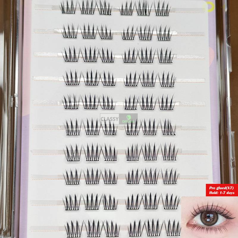 Pre Glued lash 10 large row -X7