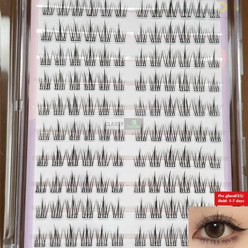Pre Glued lash 10 large row -X5