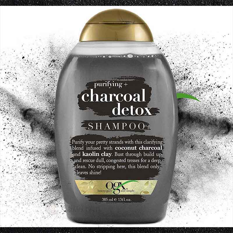 OGX Purifying + Charcoal Detox Shampoo 385ml