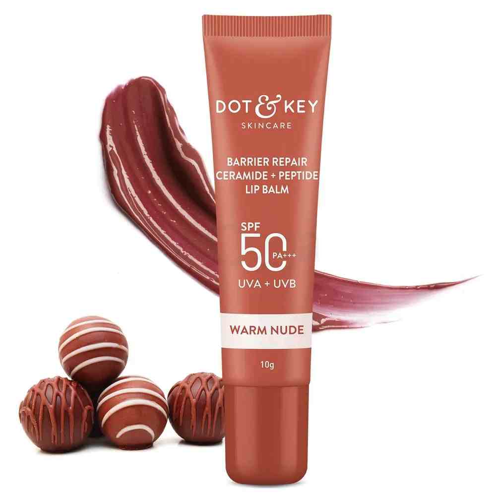 Dot & Key Ceramide & Peptide Barrier Repair Lip Balm SPF 50 PA+++ Warm Nude