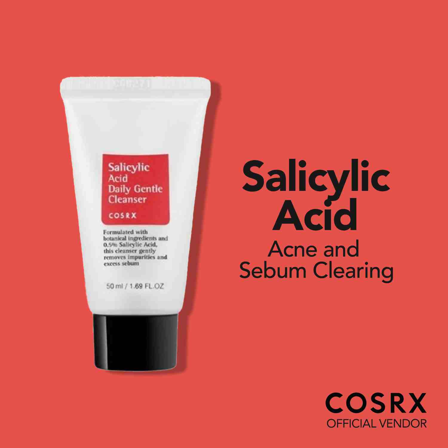 COSRX Salicylic Acid Daily Gentle Cleanser, 50 ML