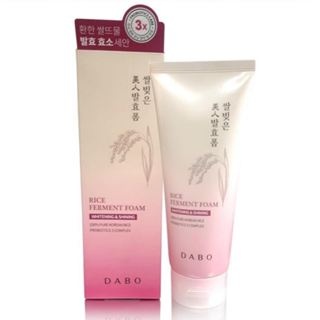 Dabo Whitening & Shining Rice Ferment Foam Face Wash 180ml